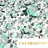 Tissu Coton Motif Fleurs