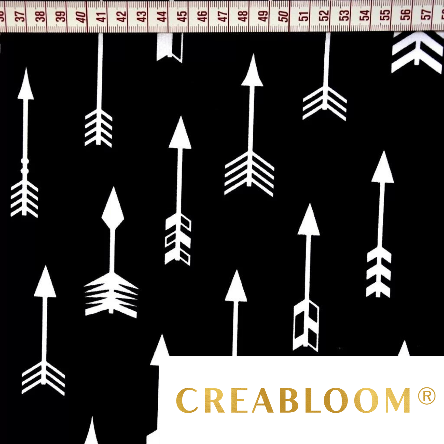 Tissu Coton Motif Flèches