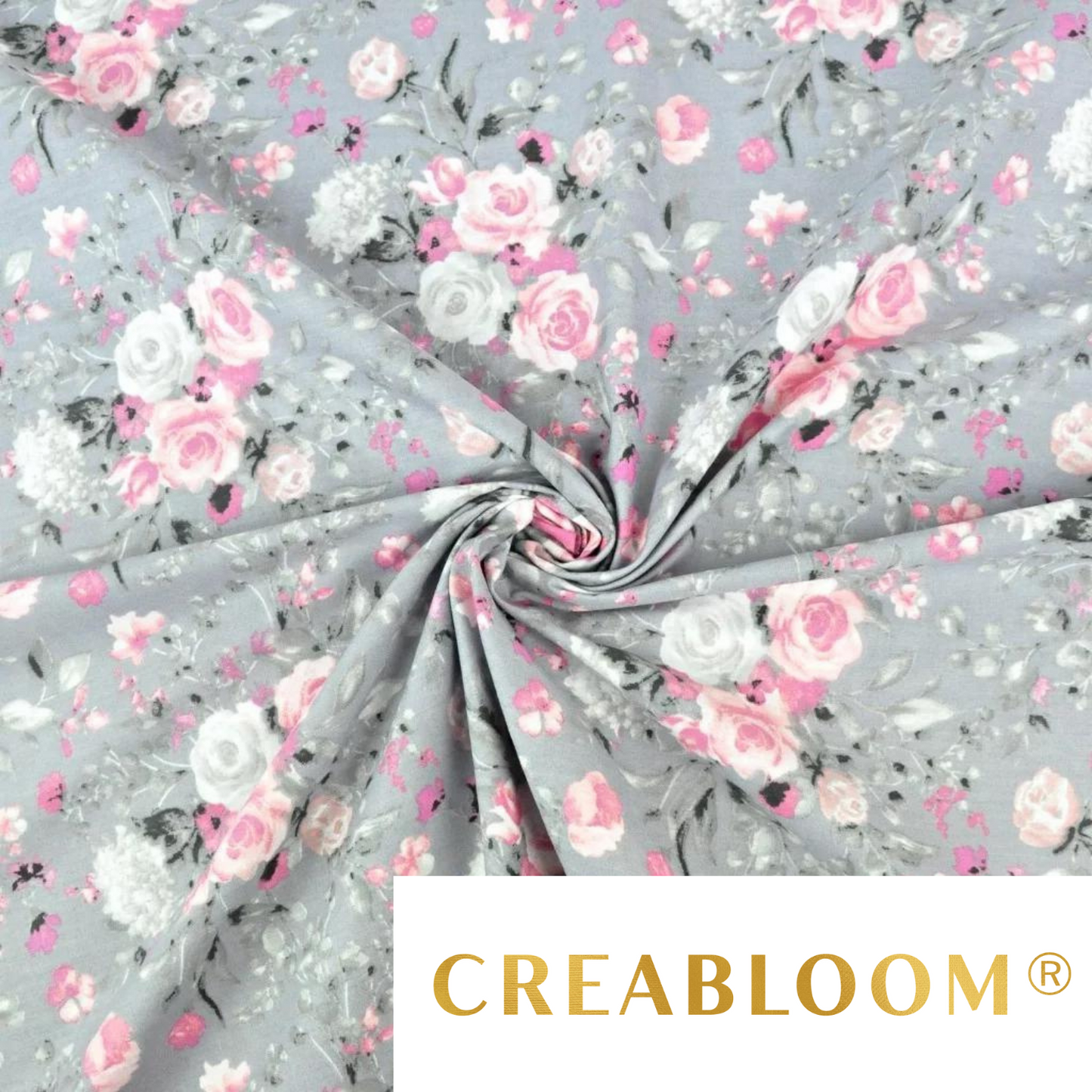 Tissu Coton Motif Fleurs
