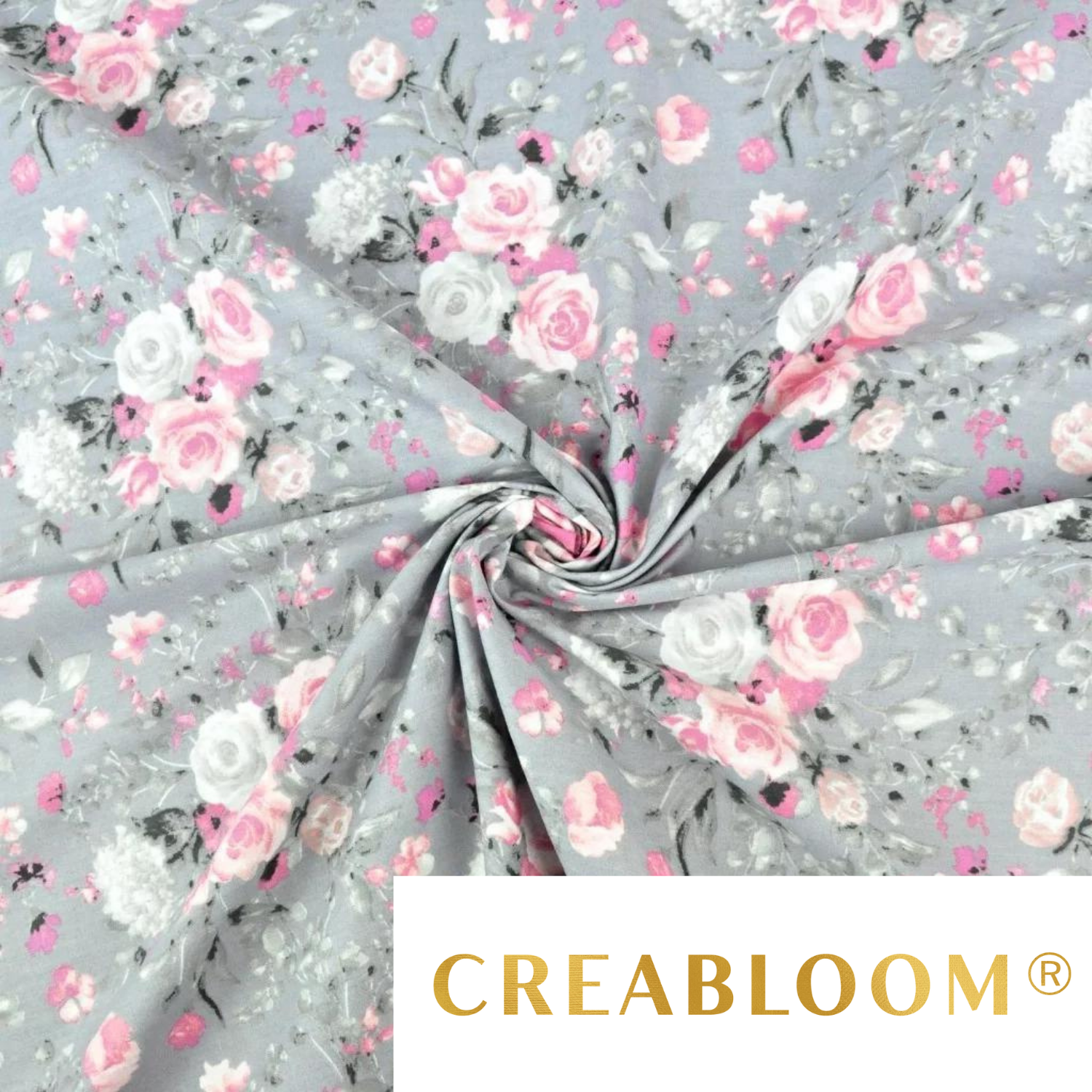 Tissu Coton Motif Fleurs