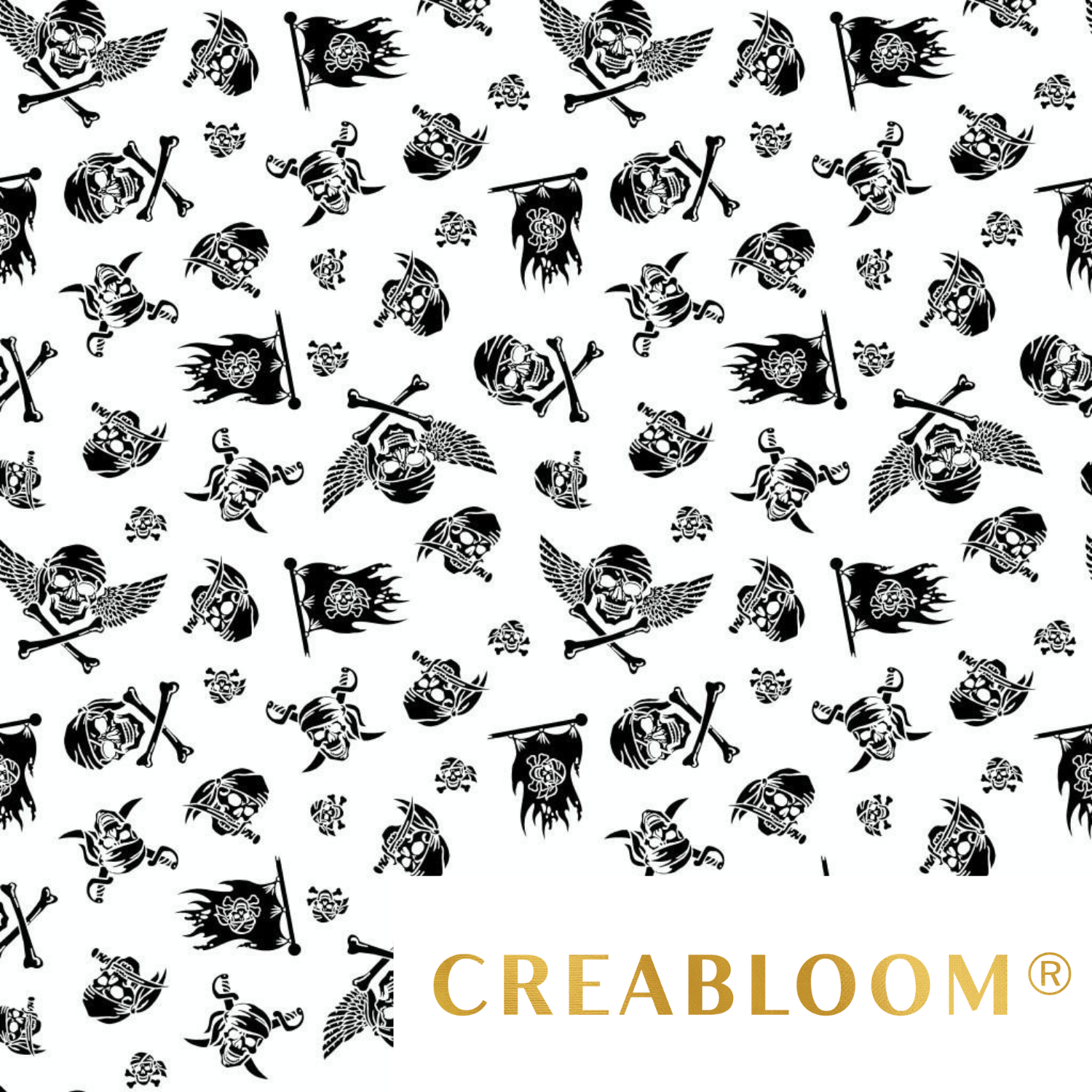 Tissu Coton Motif Pirates