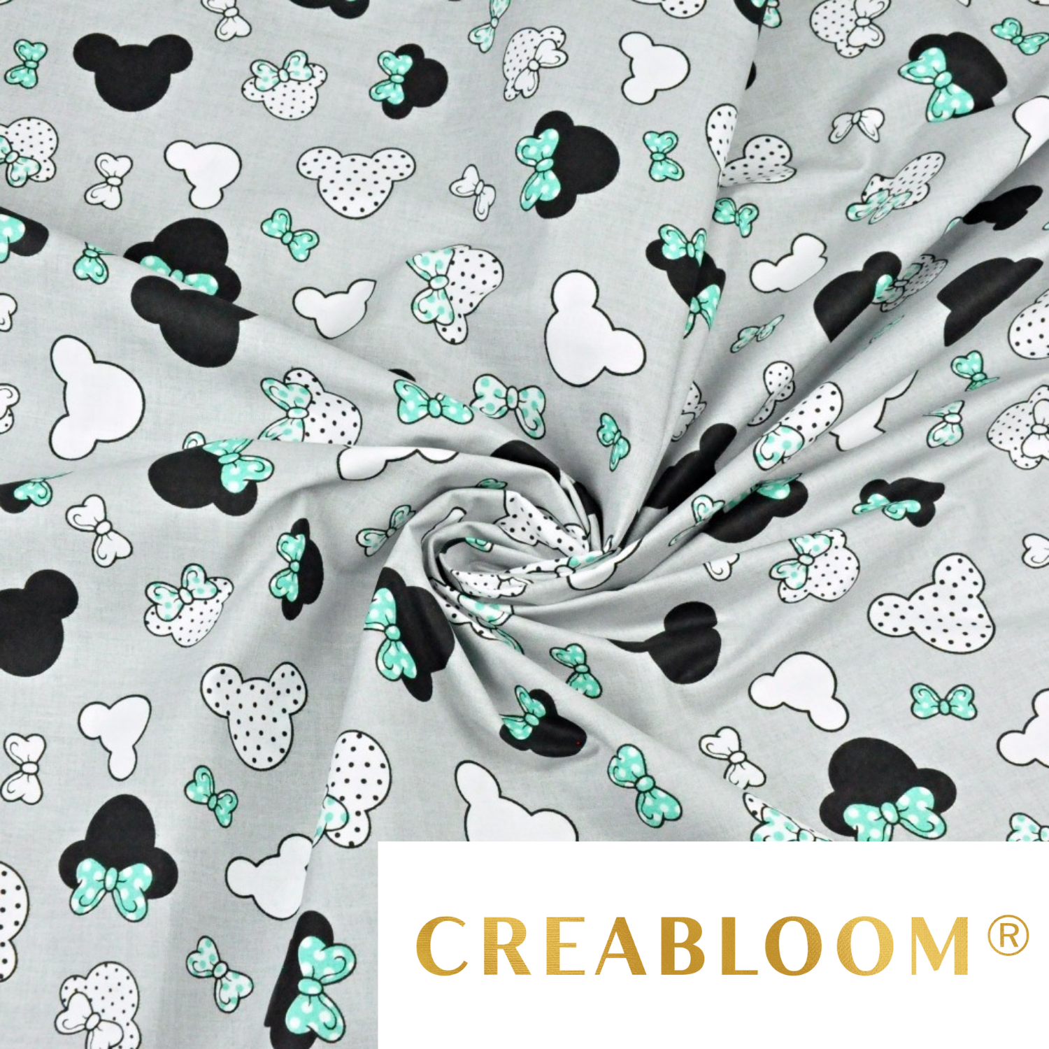 Tissu Coton Motif Souris