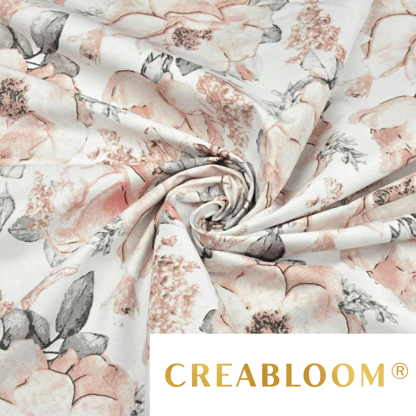 Tissu Coton Motif Fleurs