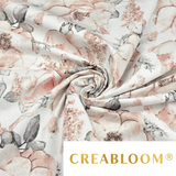 Tissu Coton Motif Fleurs