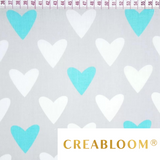Tissu Coton Motif Coeurs