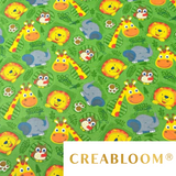 Tissu Coton Motif Animaux