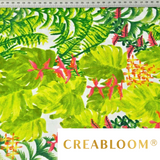 Tissu Coton Motif Plantes Et Fleurs