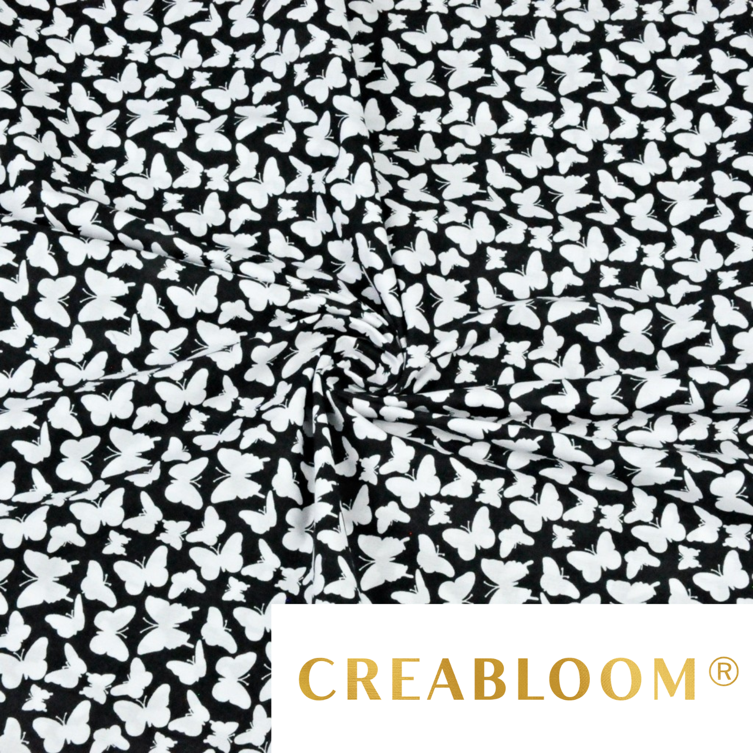 Tissu Coton Motif Papillons