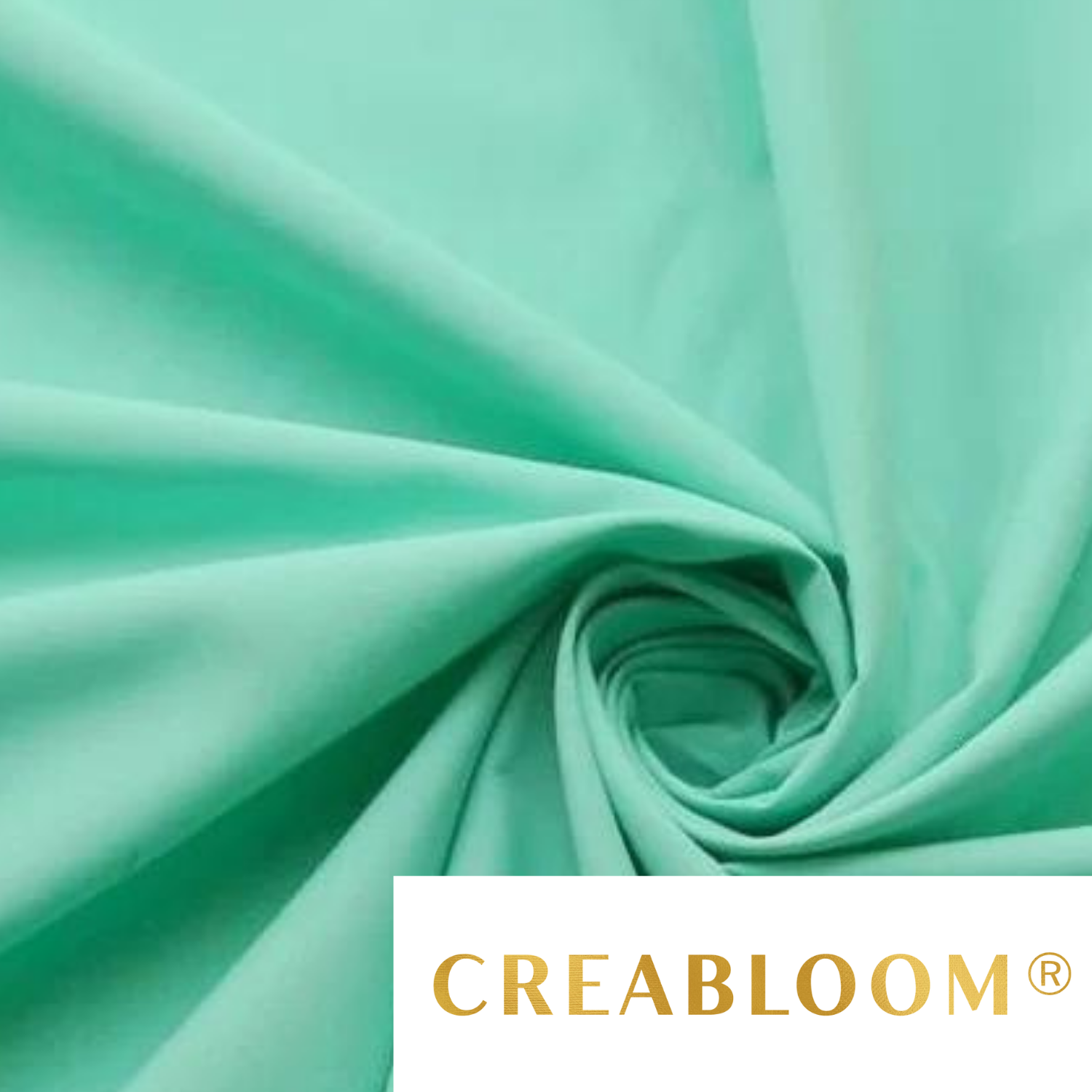 Tissu Coton Uni Menthe