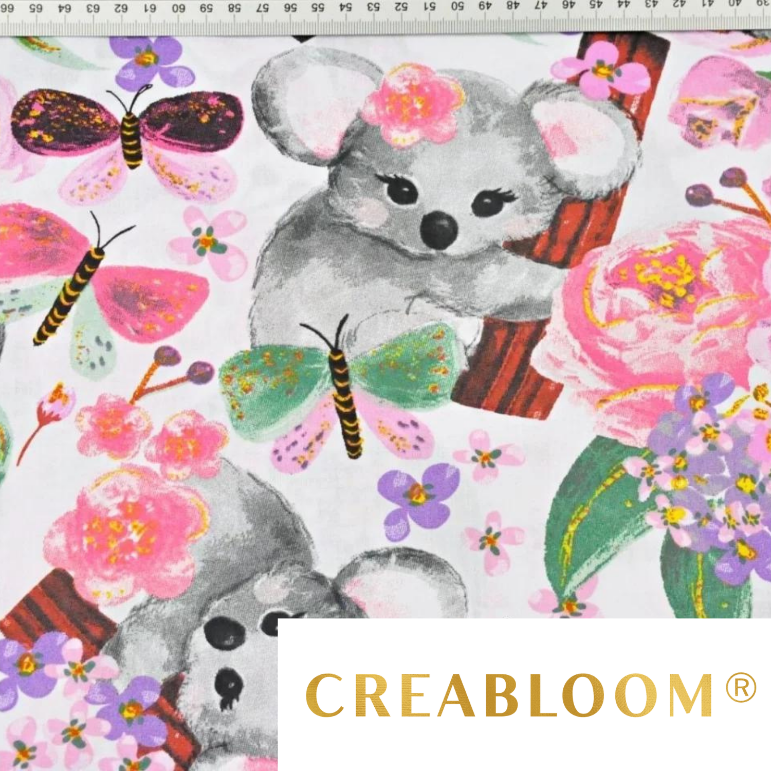 Tissu Coton Motif Koalas