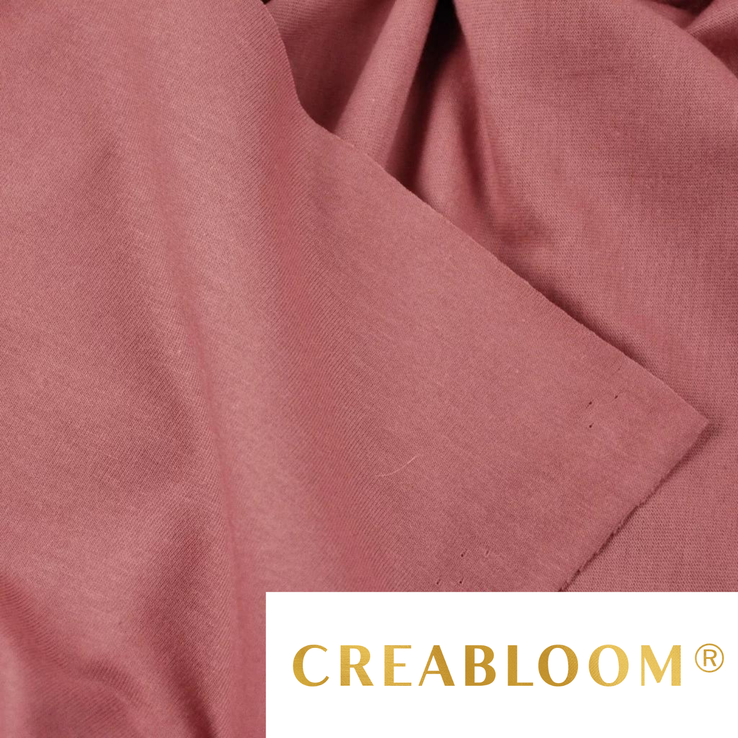 Tissu Jersey - Vieux Rose Foncé