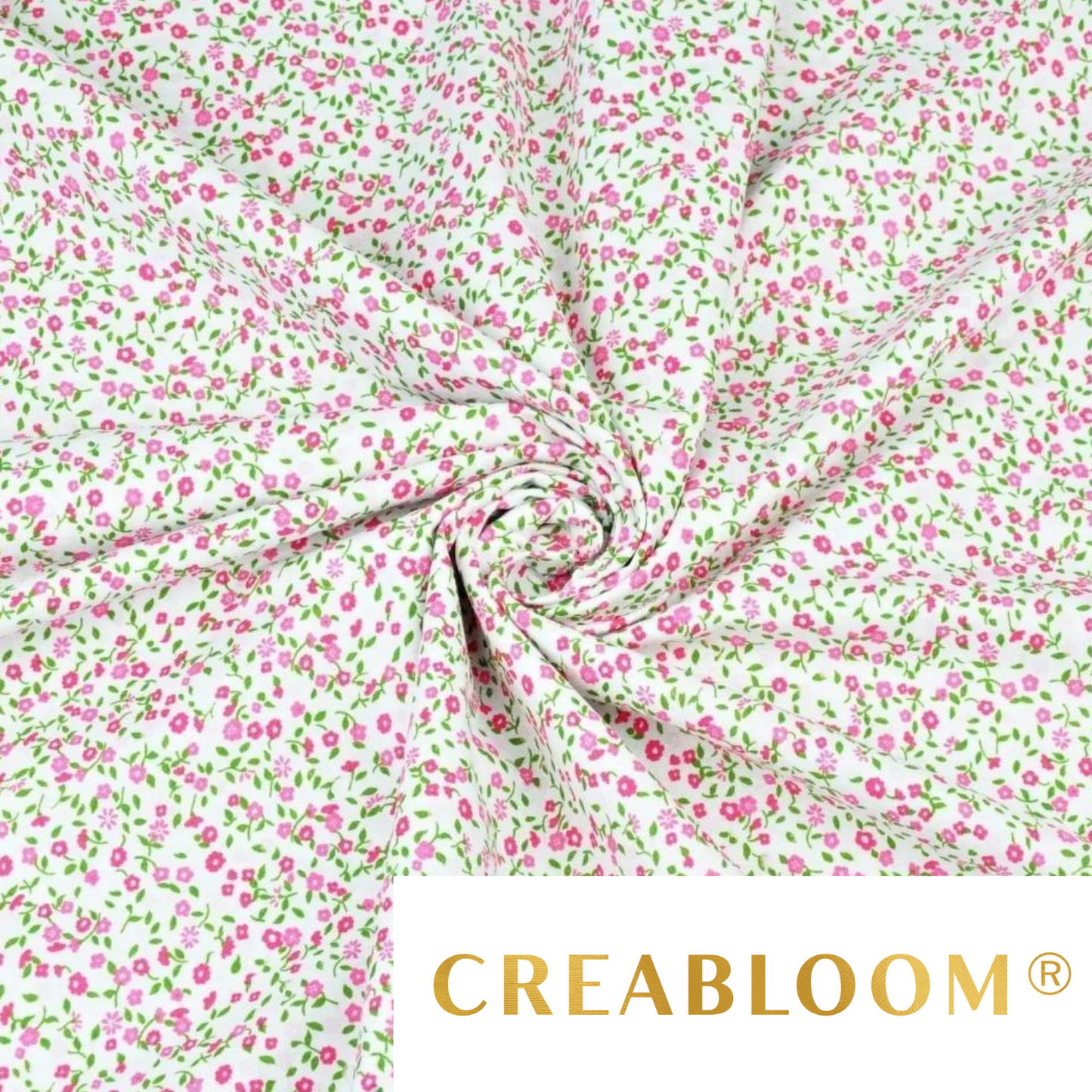 Tissu Coton Motif Fleurs