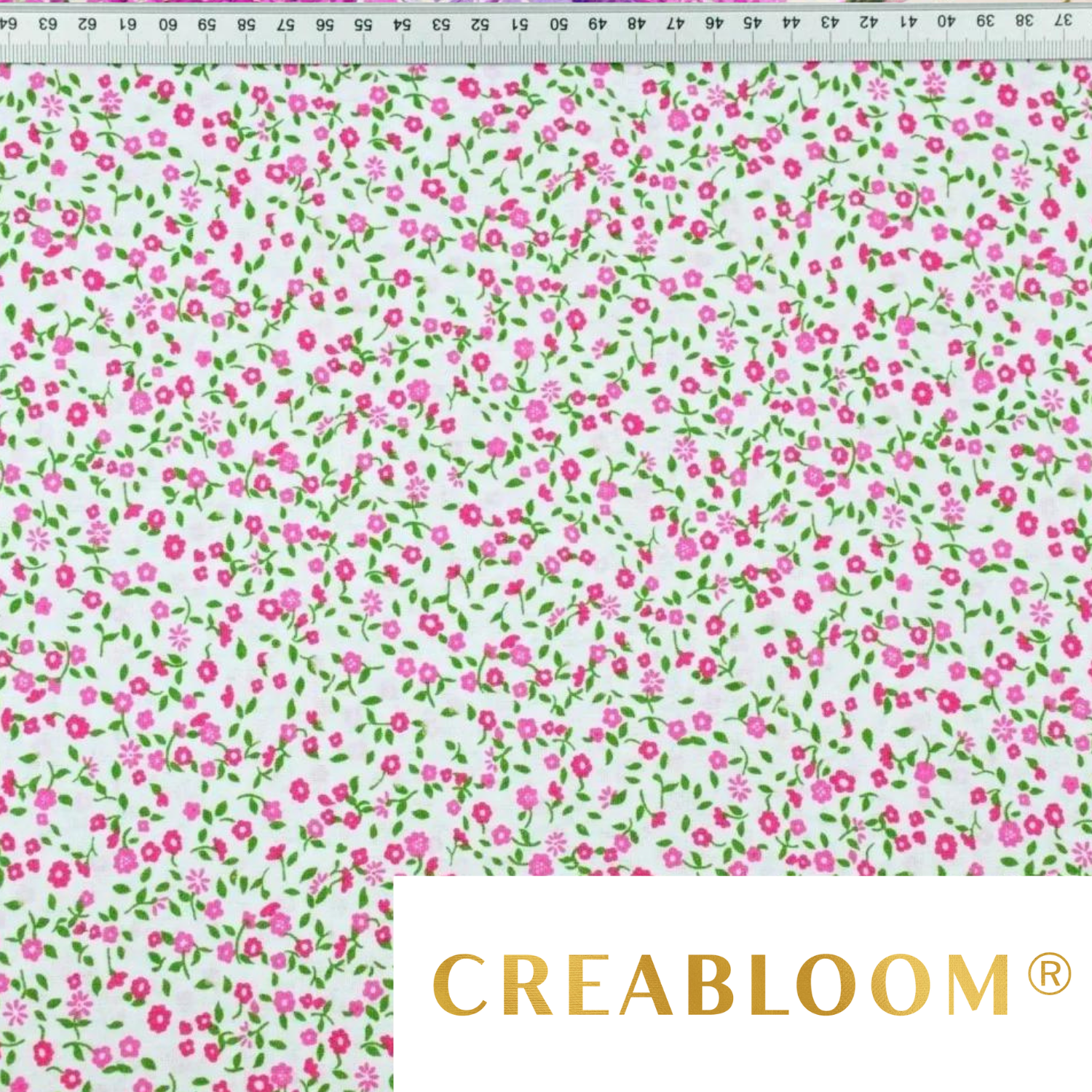 Tissu Coton Motif Fleurs