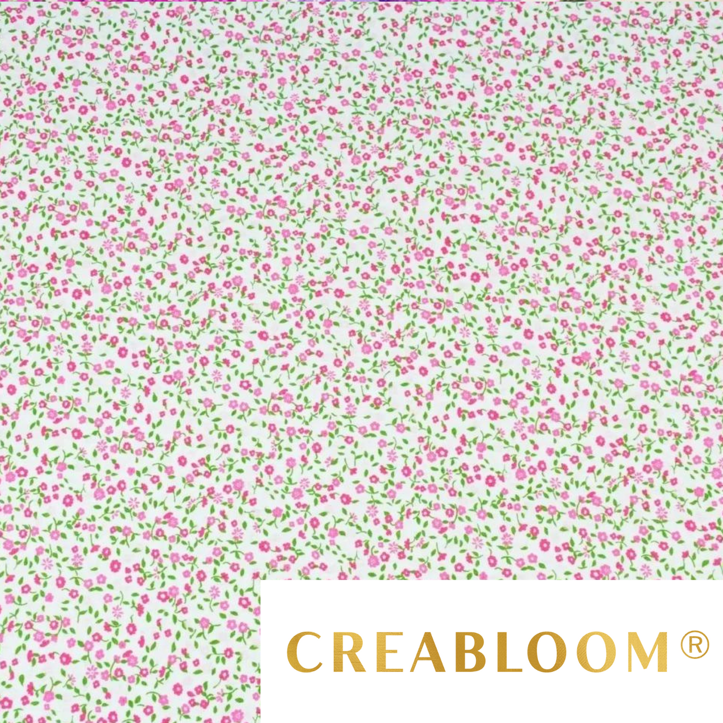 Tissu Coton Motif Fleurs