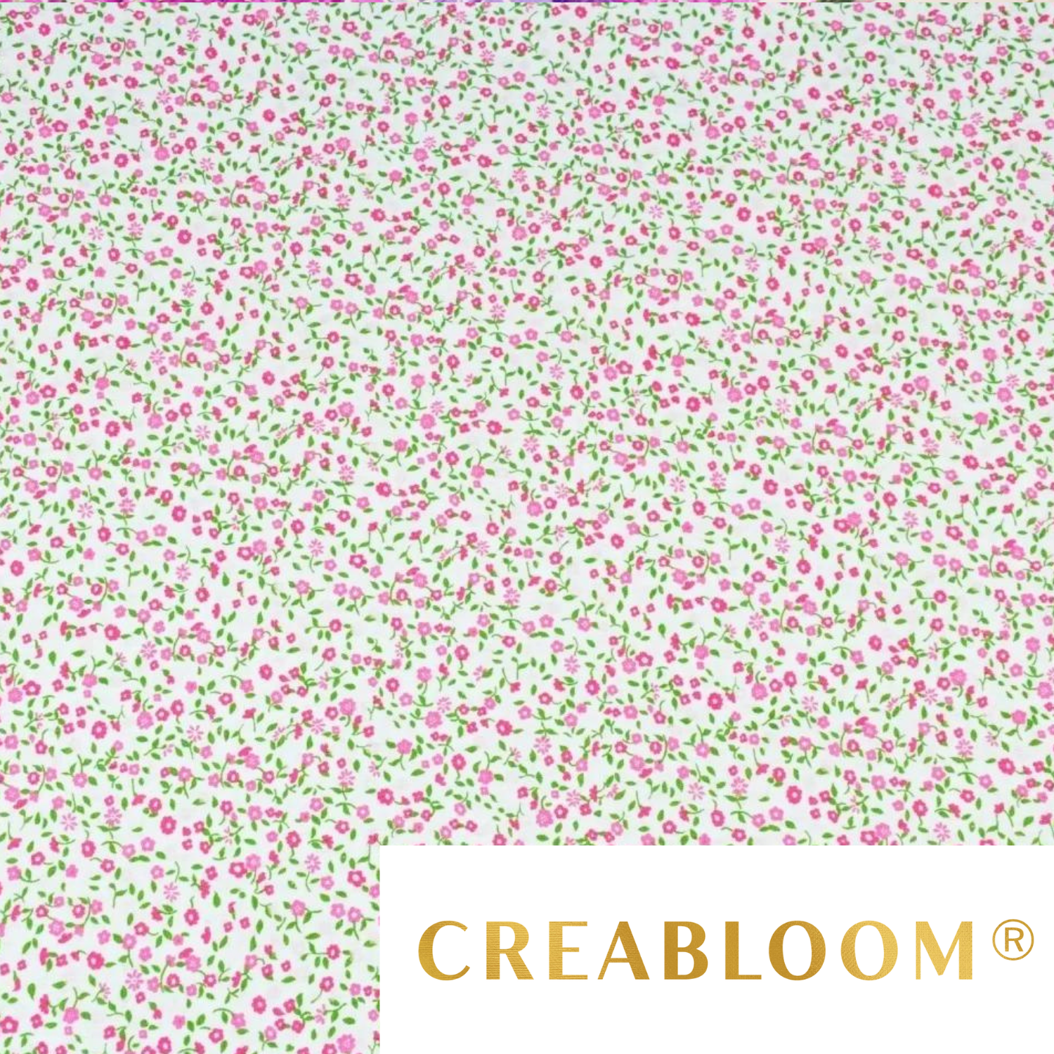 Tissu Coton Motif Fleurs