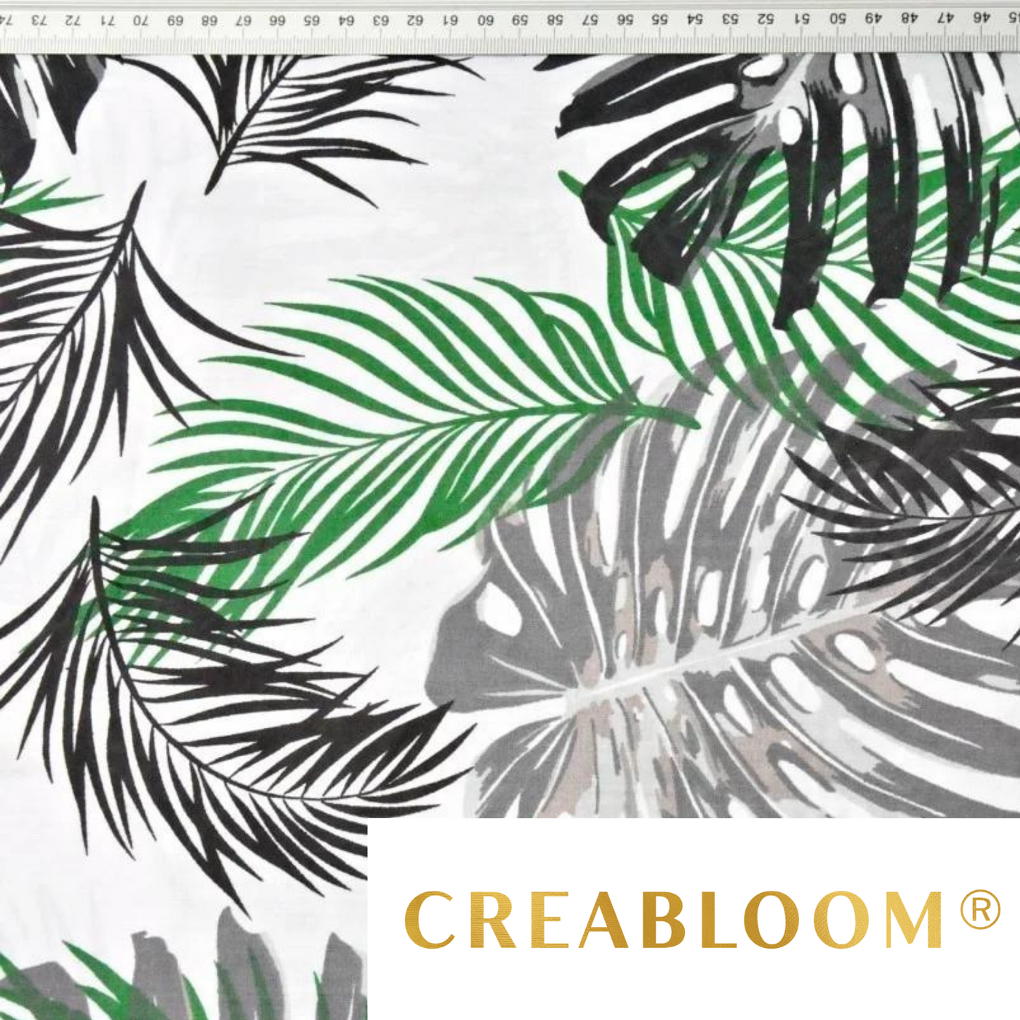 Tissu Coton Motif Plantes