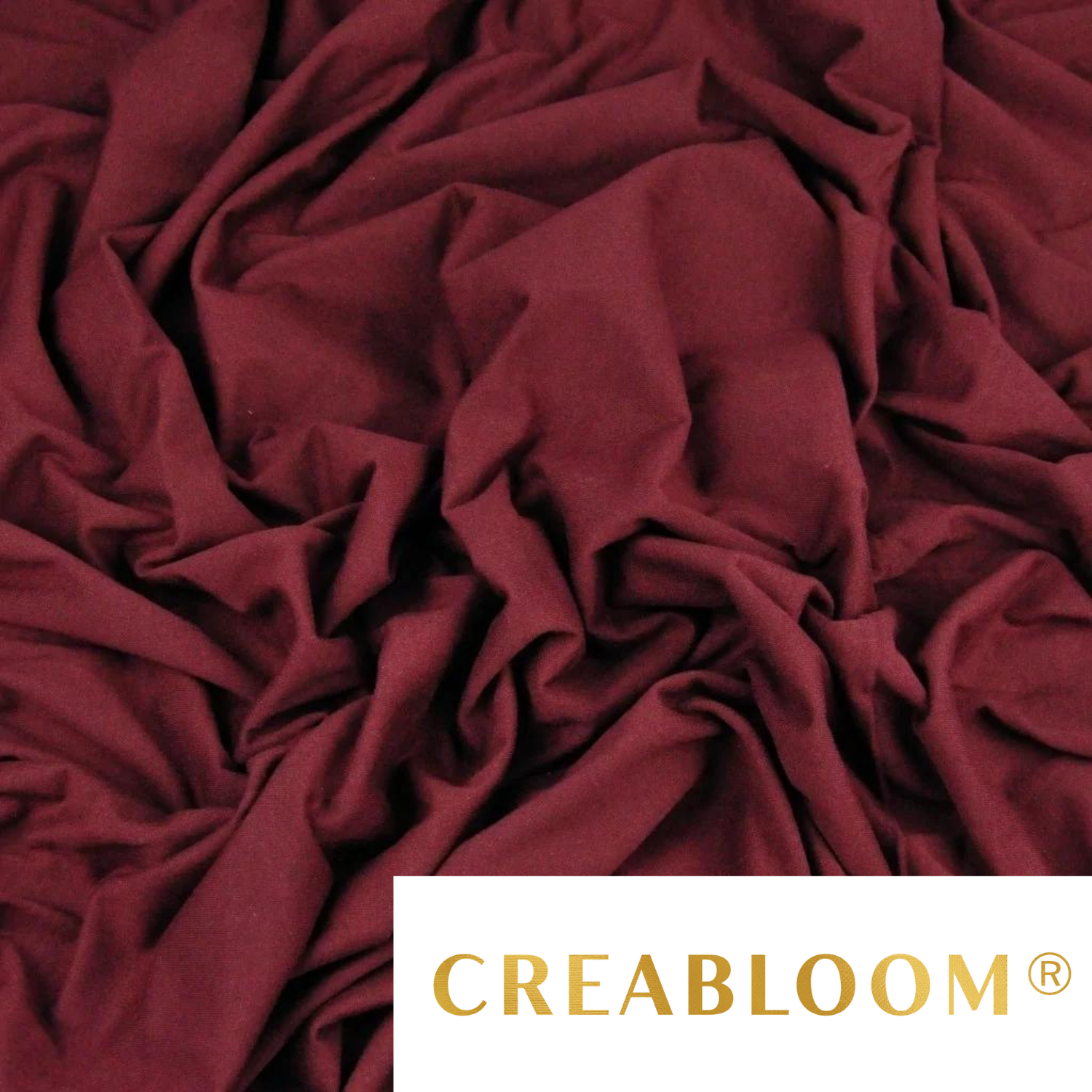 Tissu Jersey - Bordeaux
