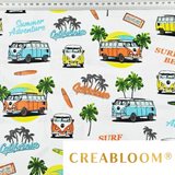 Tissu Coton Motif Californie