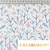 Tissu Coton Motif Fleurs