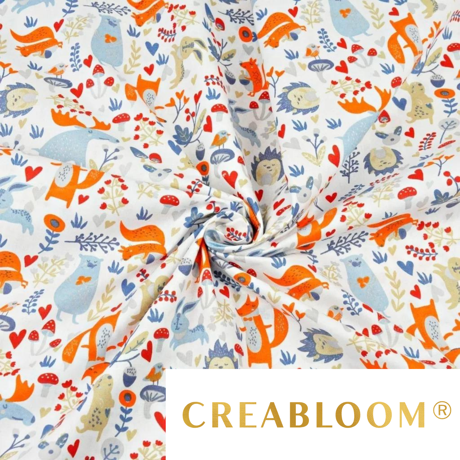 Tissu Coton Motif Animaux
