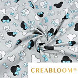 Tissu Coton Motif Souris