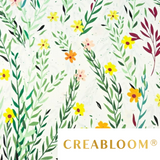 Tissu Coton Motif Fleurs