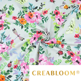 Tissu Coton Motif Fleurs
