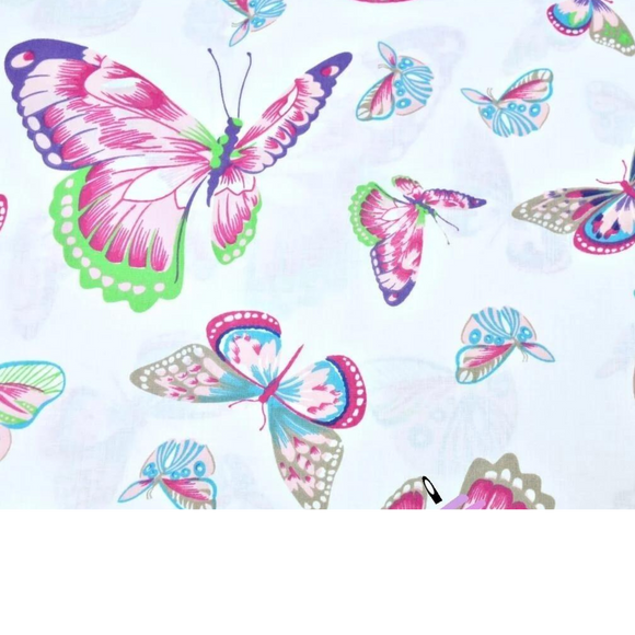 Tissu Coton Motif Papillons