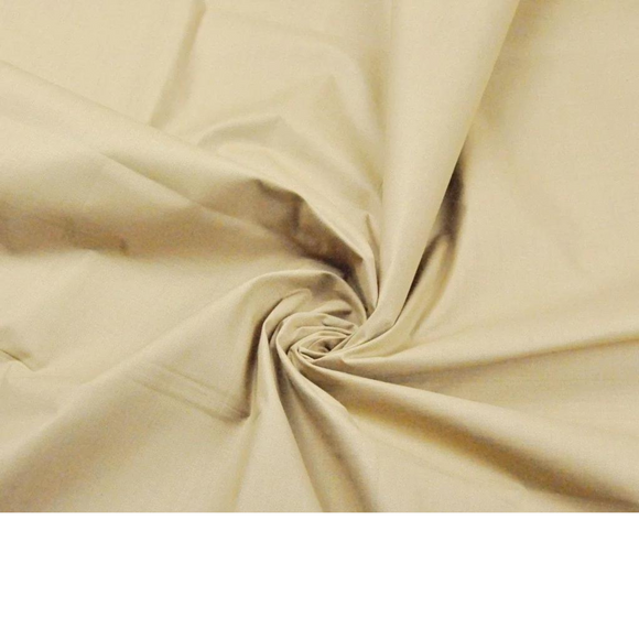 Tissu Coton Uni Cappuccino