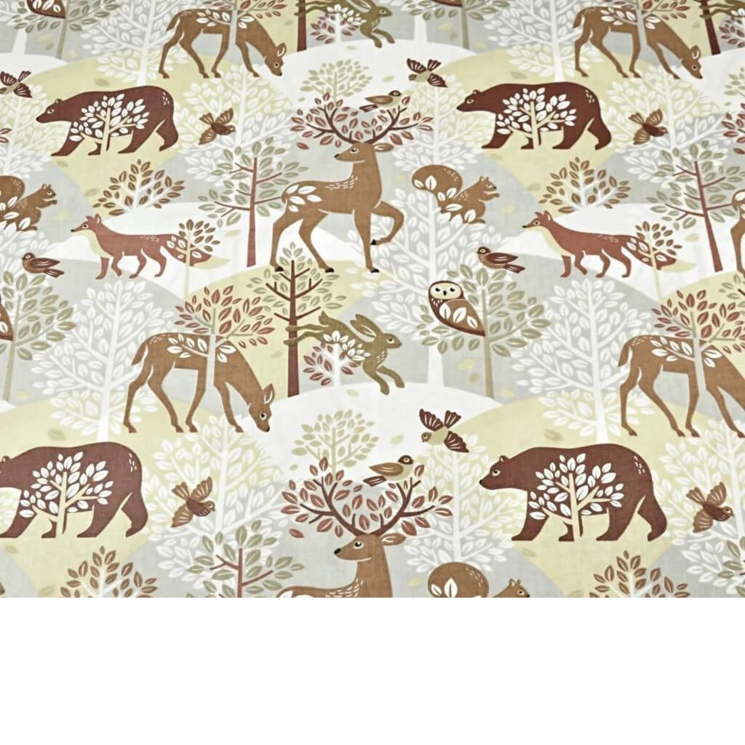 Tissu Coton Motif Animaux