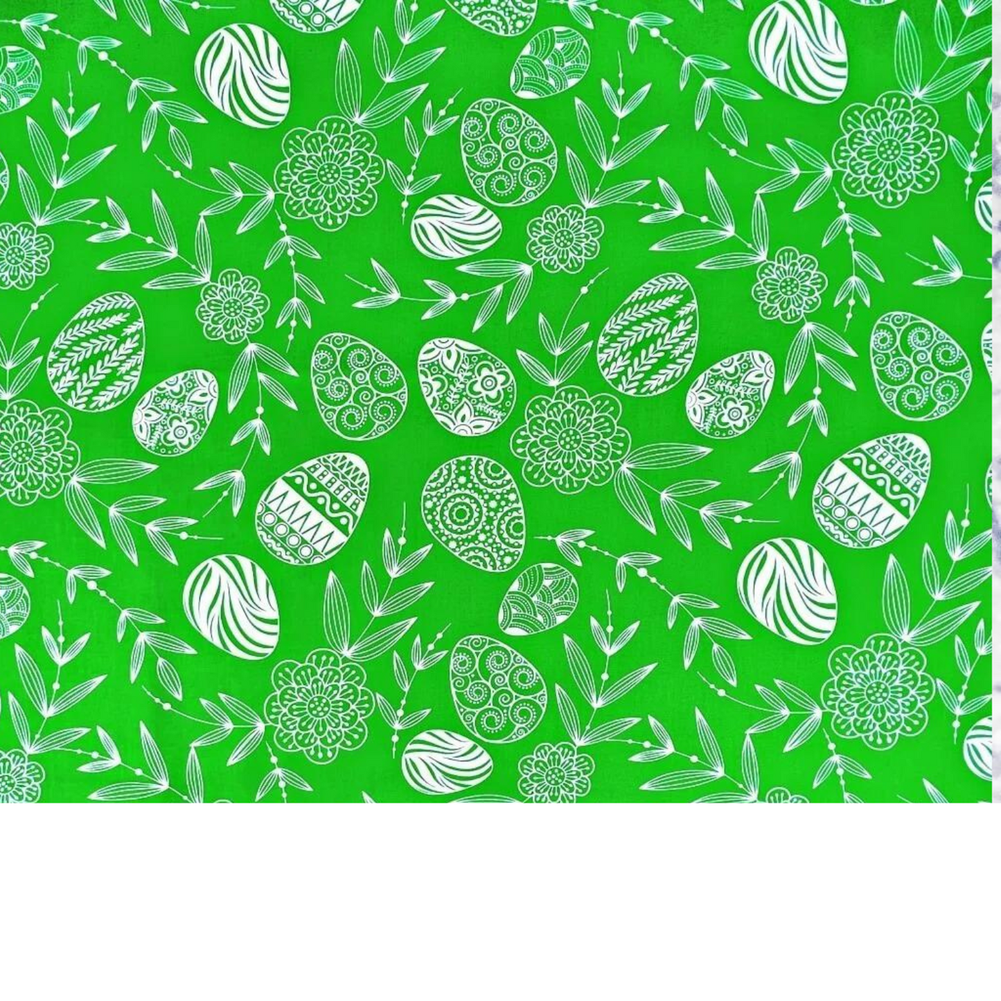 Tissu Coton Motif Ufs De Pâques