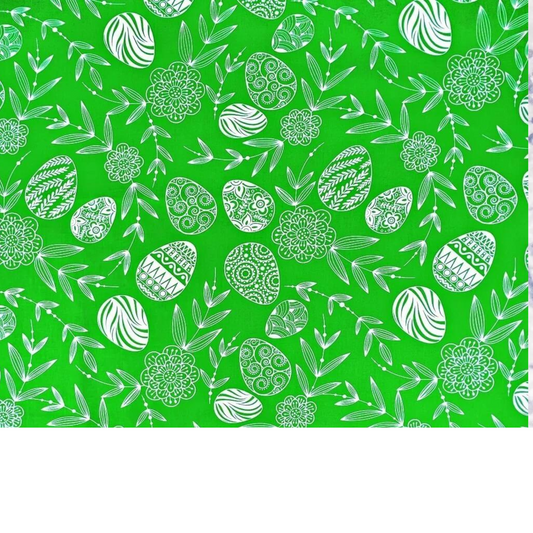 Tissu Coton Motif Ufs De Pâques