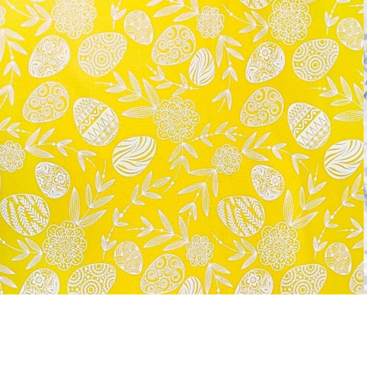Tissu Coton Motif Ufs De Pâques