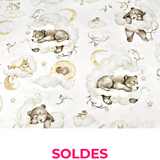 Tissu Coton Motif Oursons Et Animaux