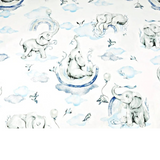 Tissu Coton Motif Éléphants