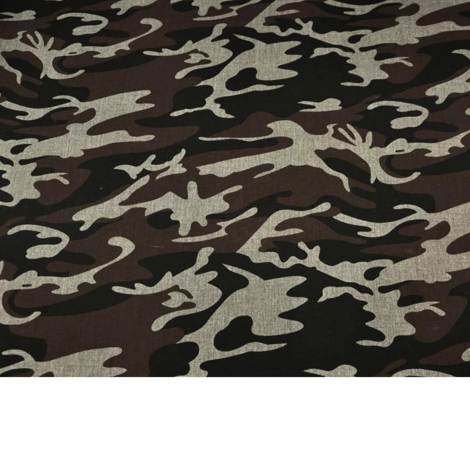 Tissu Coton Motif Camouflage