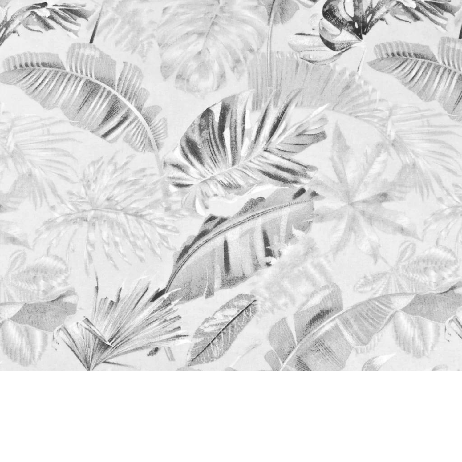 Tissu Coton Motif Feuilles