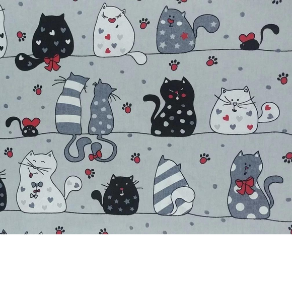 Housse De Livre Lavable En Tissu Avec Motif Chat - Protection Réutilisable Pour Couverture De Livre, 22x15.5 Cm