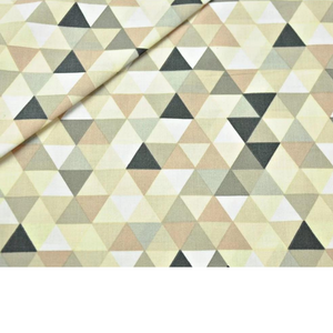 Tissu Coton Motif Triangles