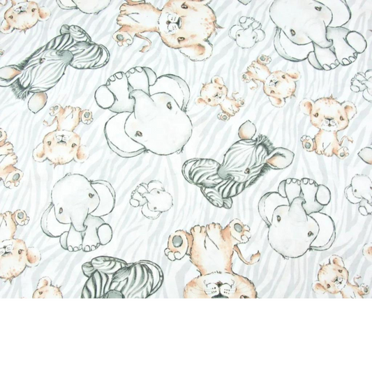 Tissu Coton Motif Animaux