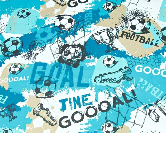 Tissu Coton Motif Football