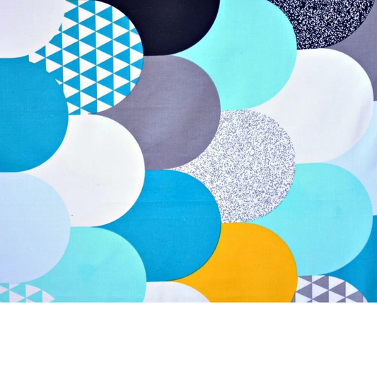 Tissu Coton Motif Patchwork