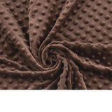 Tissu Minky Marron Cacao