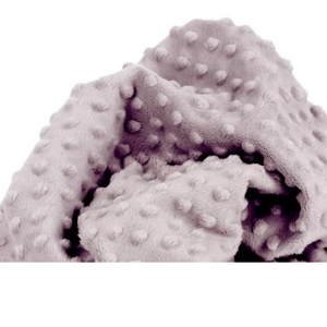 Tissu Minky Lilas Gris