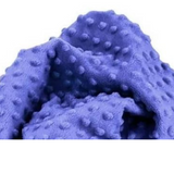 Tissu Minky Bleu Violet