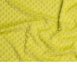 Tissu Minky Jaune Citron