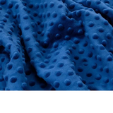 Tissu Minky Bleu Marine