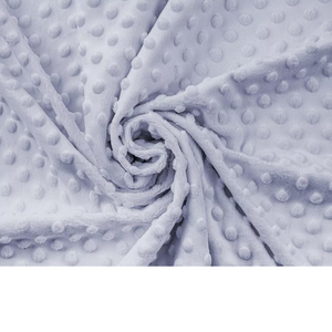 Tissu Minky Bleu Gris