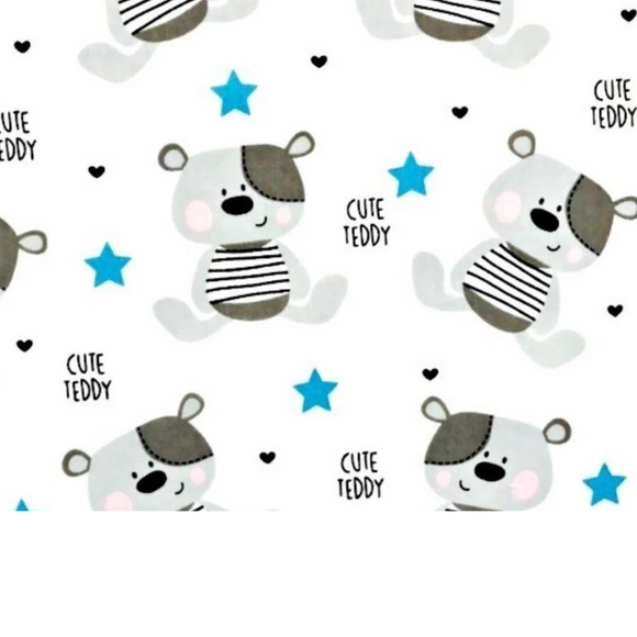 Tissu Coton Motif Oursons