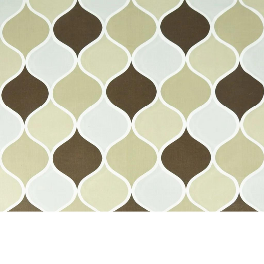 Tissu Coton Motif Géométrique